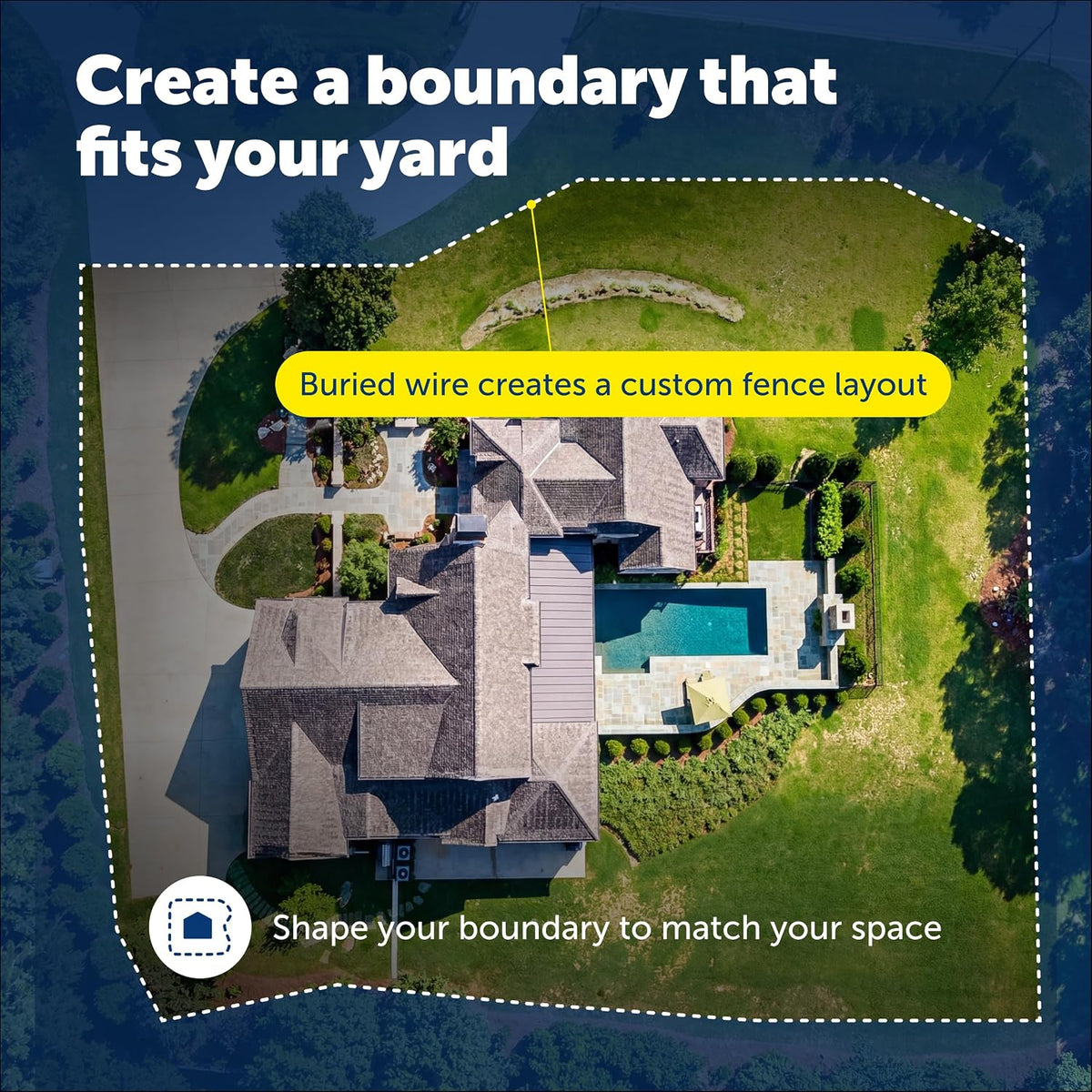 YardMax In-Ground Fence, Up to 1/3 Acre