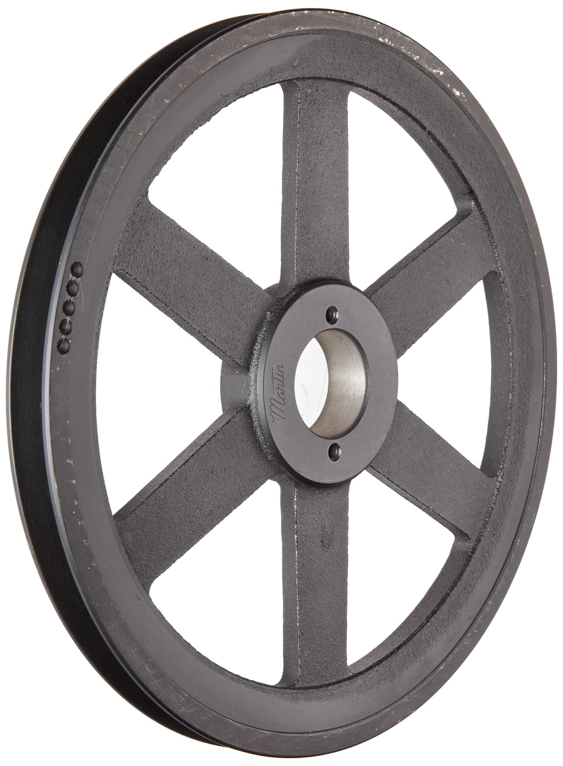 Martin BK120-H FHP Sheave, MST Bushed, 4L/5L or B Belt Section, 1 Groove, 1-5/8" Bore, Class 30 Gray Cast Iron, 11.75" OD, 2111 max RPM, 11 Datum/11.4 Datum