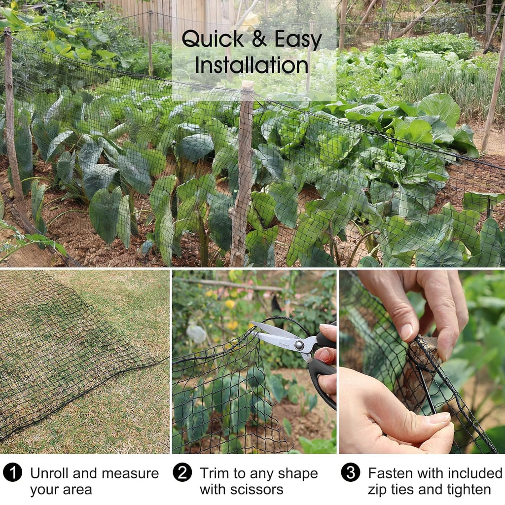 Deer Fence, Temporary Fence for Garden Outdoor Yard, 2.6 x 50 FT