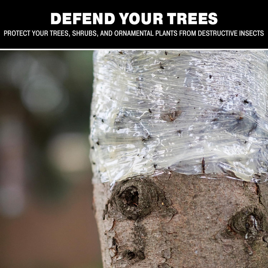 Tree Banding Insect Barrier DIY 15oz Pail, Lanternfly & Ant Traps, Outdoor Adhesive Crawling Insect Trap to Protect