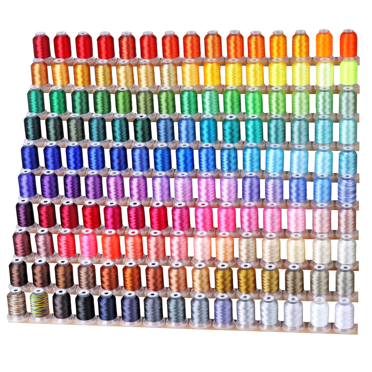 Mega Kit 150 Colors Embroidery Machine Thread 500M/550YD