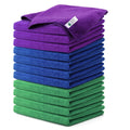 Multi-Use Microfiber Cleaning Cloths 12 Pack, 16 x 16 Inch