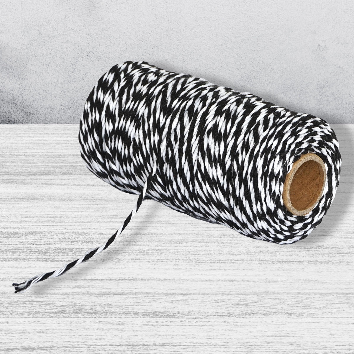 Black and White Butchers Twine – Food Safe Cotton Cooking Twine String for Trussing Turkey, Roasting, Baking, Tying