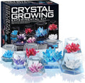 7 Crystal Growing Science Experimental Kit with Display Cases - Easy DIY STEM Toy Lab Experiment Specimens