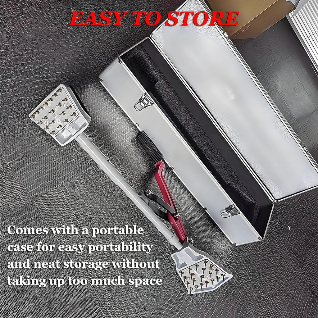 Carpet Stretcher Knee Kicker,Adjustable Metal Carpet Knee Kicker, Adjustable Non Slip Handle,Carpet Installation Tool