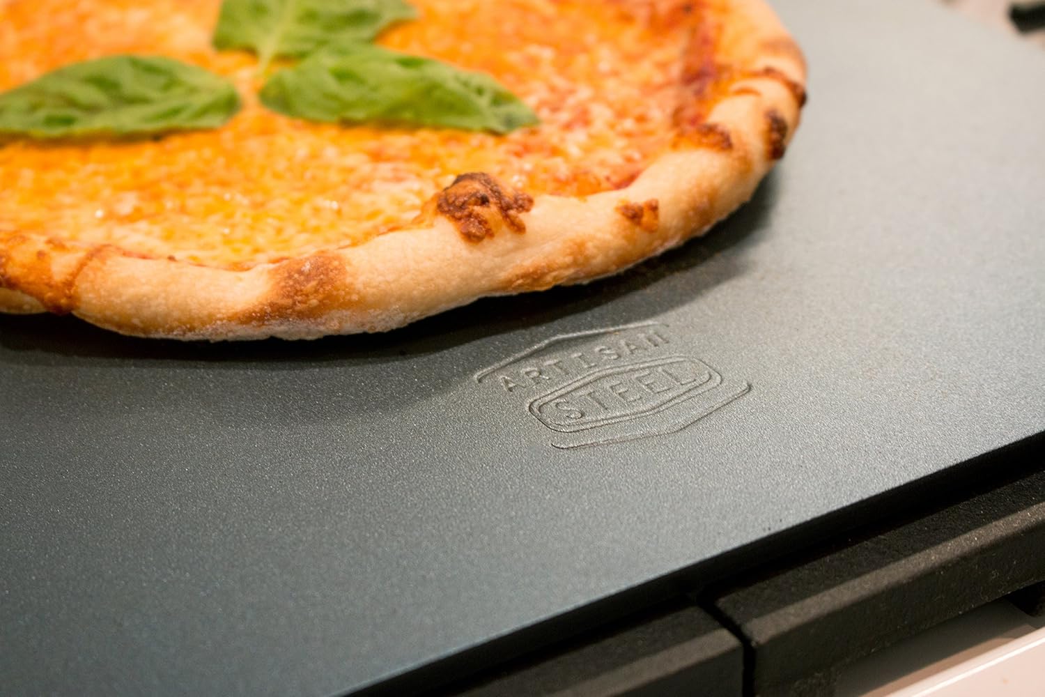 High Performance Pizza Steel Made in the USA - 16" x 14.25" (.25" Thick)