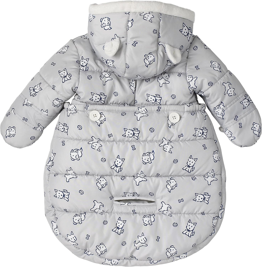 Newborn Infant Baby Girl Boy Puffer Carbag Pram Bag Snowsuit Bunting