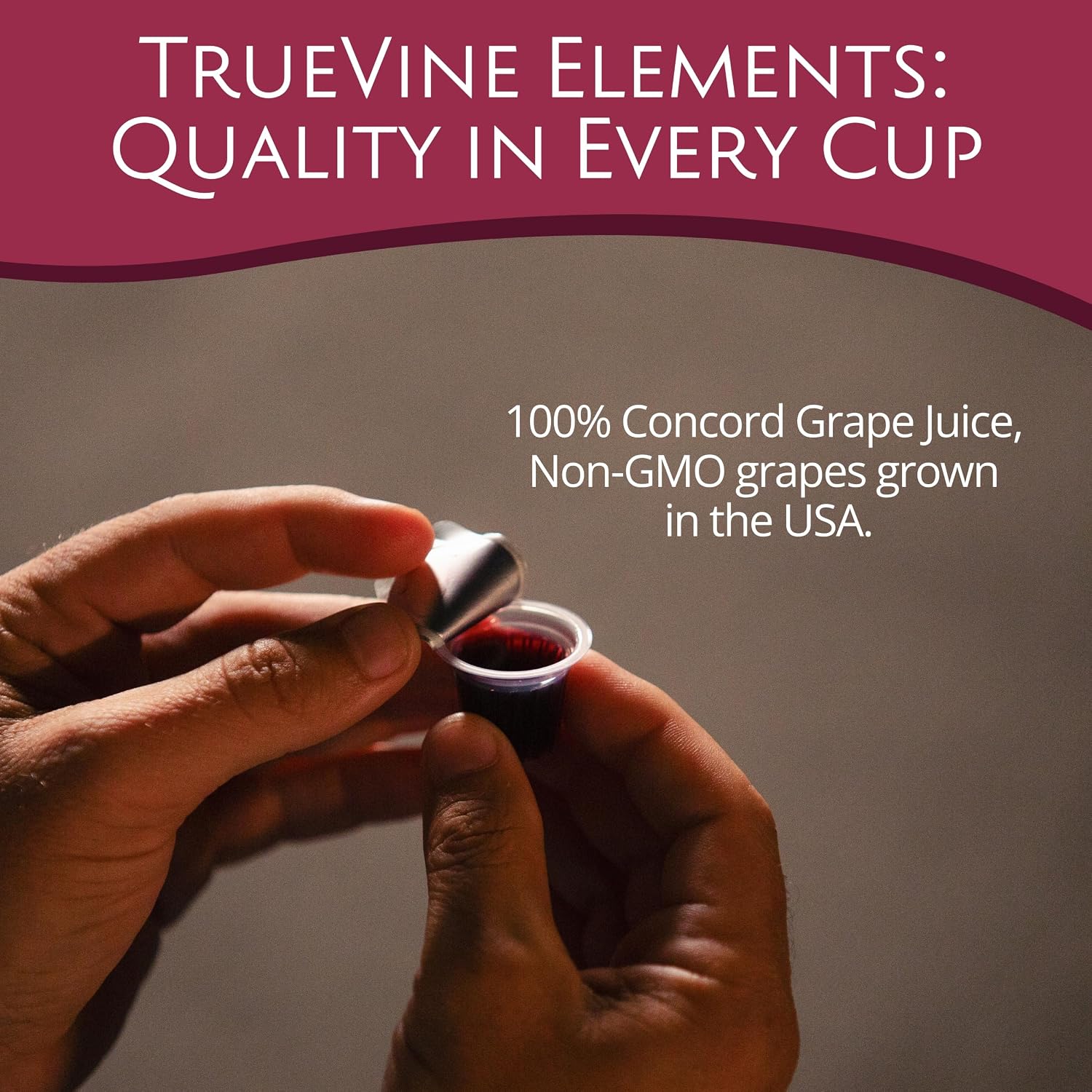 Elements Offset Tabs Communion Cups & Wafer Set (25 Count)