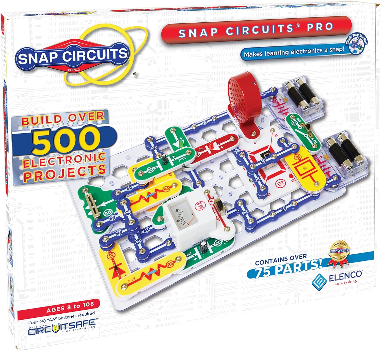 Elenco Snap Circuits Pro 500 in 1 Electronics Exploration Kit