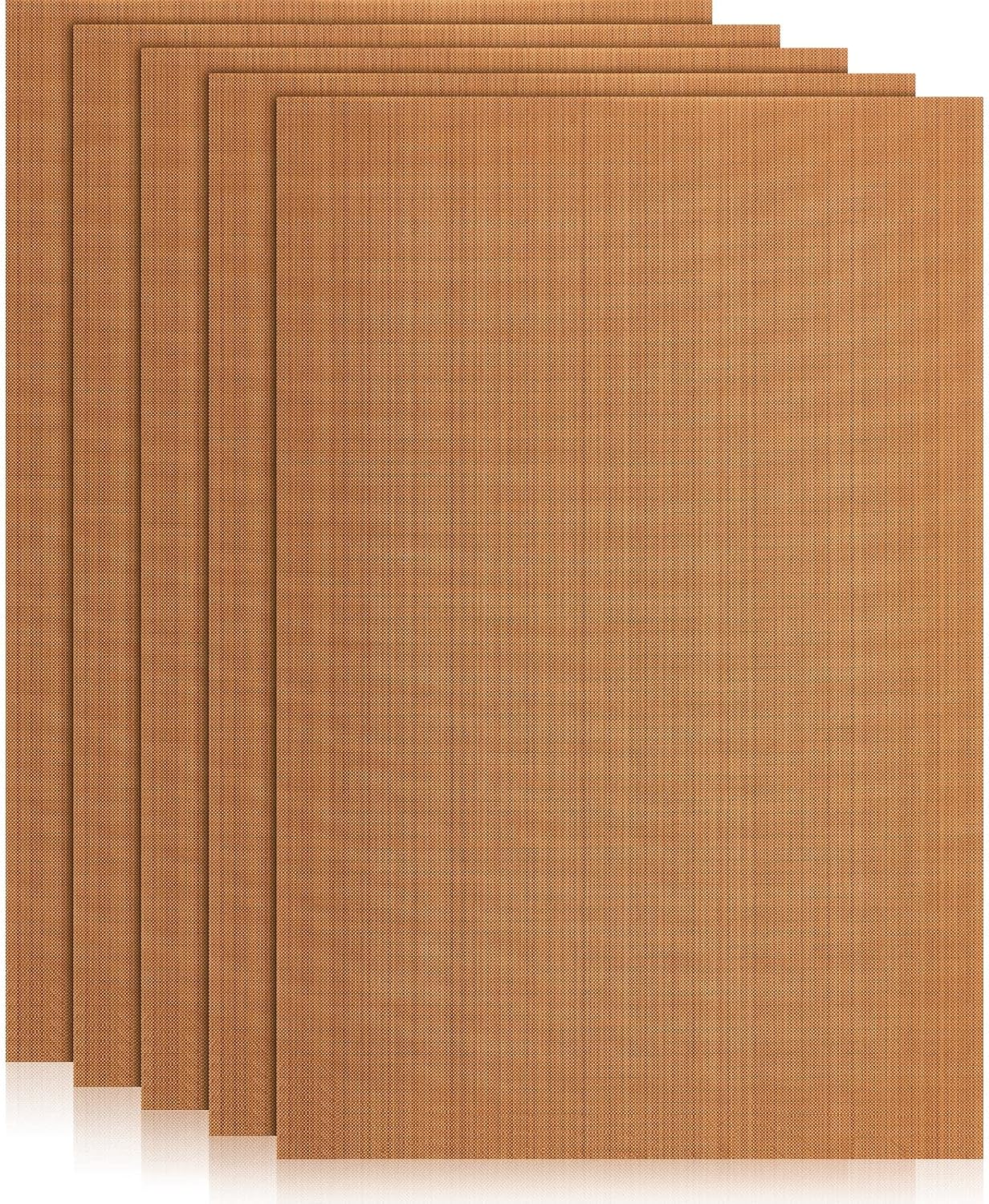 5 Pack Polymer Clay Oven Mat Non Skid Mat, 7.9 x 11.8 Inches | Safe Work Mat, Polymer Clay Bake Tool, Oven Liners