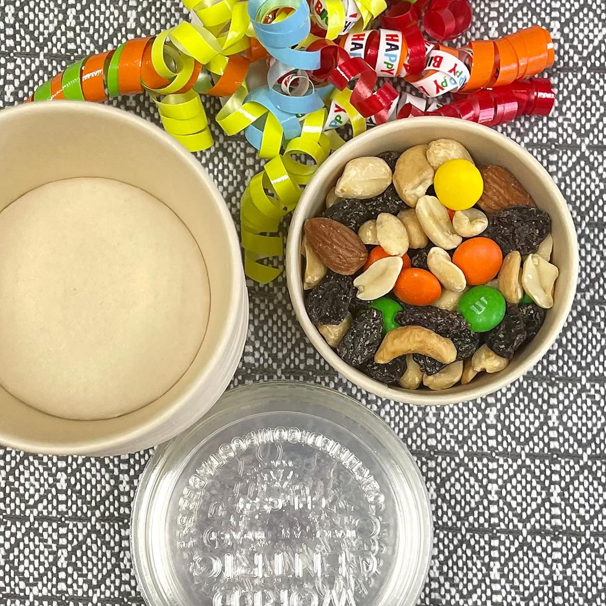 4 Ounce Souffle Cups and Lids - 100% Biodegradable and Compostable - 50 Pack