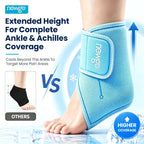 Ankle Ice Pack Wrap for Plantar Fasciitis, Swelling & Sprain Relief