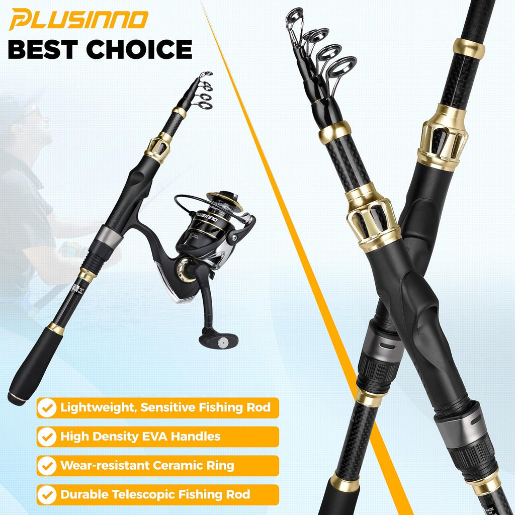 Fishing Backpack, Fishing Bag, Waterproof Sling Tackle Bag For Fishing Gear With Rod Holder, Fish Gifts for Men
