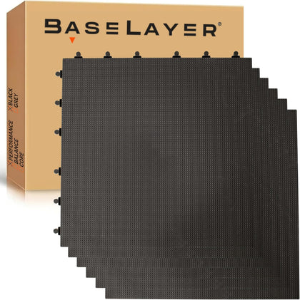 Performance Series Interlocking Floor Tiles - Durable ½ in TPE (Rubber Like, NOT Foam, no Odor) - Gym Flooring for