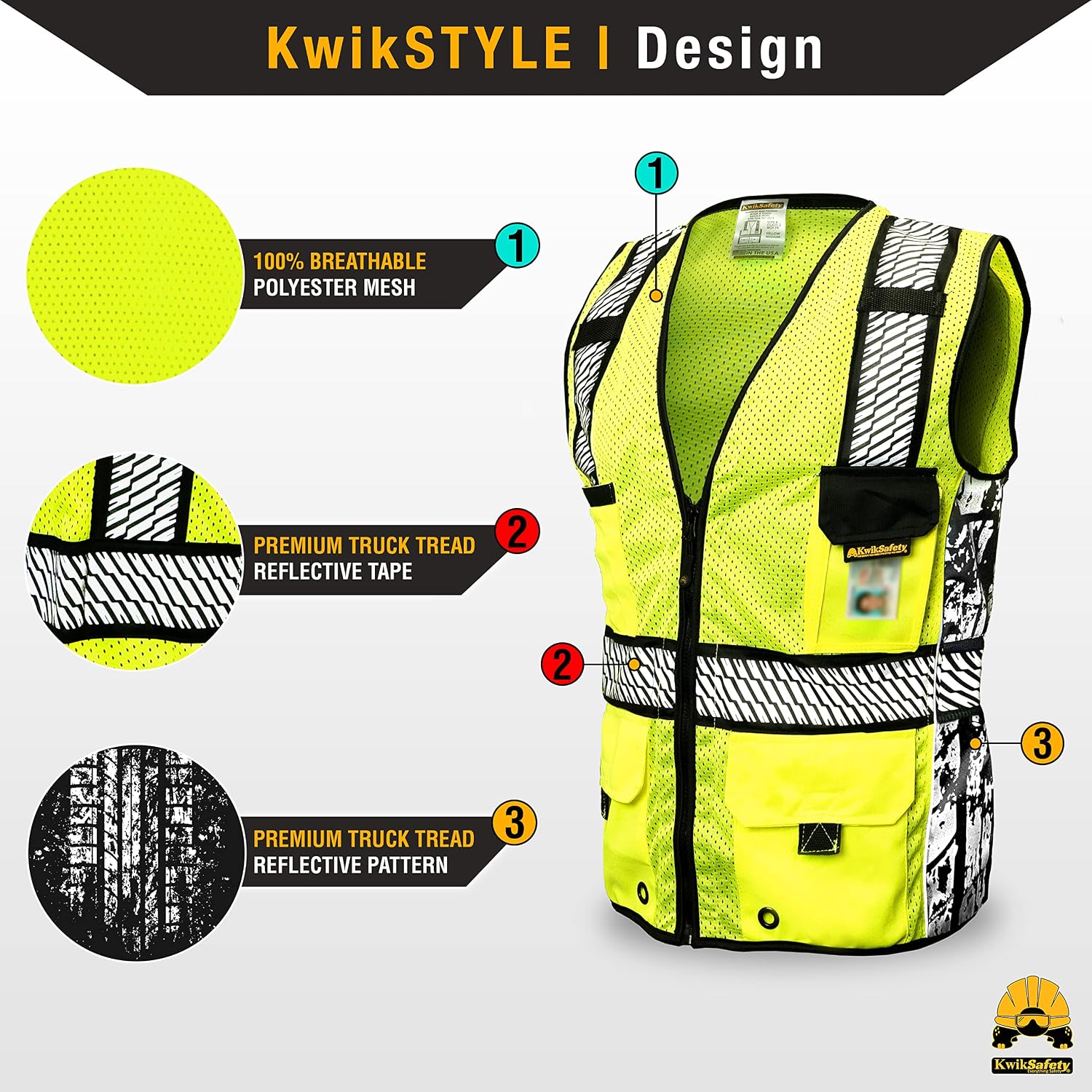 RoadBOSS Econ & Premium Safety Vest Class 2 ANSI OSHA