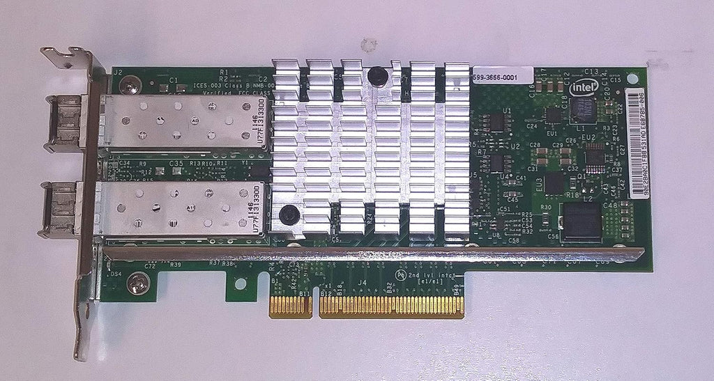 Intel X520-SR2 2-Port 10G SFP+ Ethernet, PCI-e E10G42BFSR 82599ES Converged Network Adapter, PCI-E