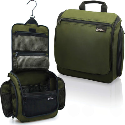D&D Wanderlust D&D Hanging Travel Toiletry Bag for Men and Women – Cosmetics, Makeup and Toiletries Organizer Kit