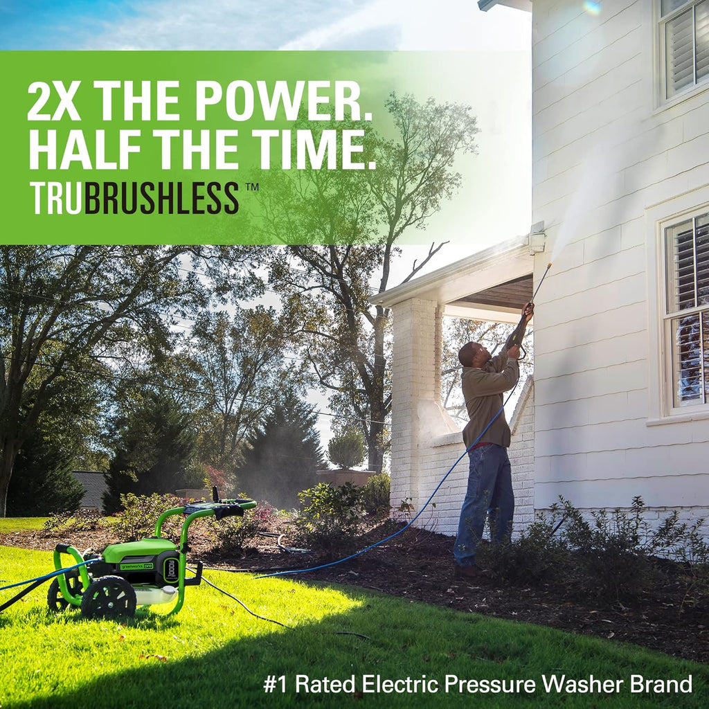 3000 PSI (2.0 GPM Max) Brushless Electric Pressure Washer