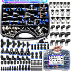 mxuteuk 100PCS Quick Connect Air Hose Fittings,Quick Release Pneumatic Kit