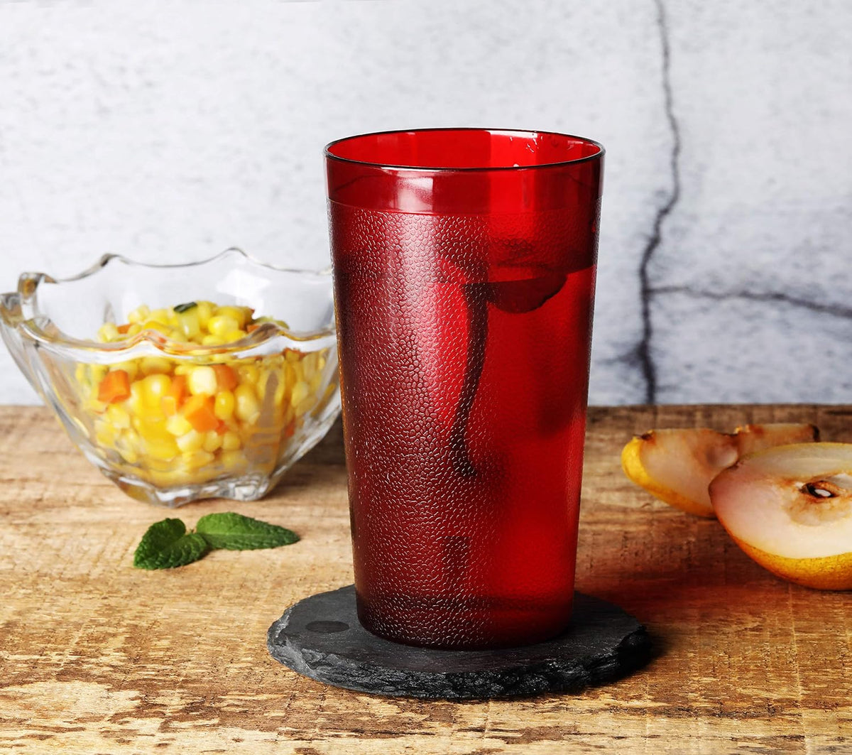 530028 Tumbler Beverage Cup, 12 oz, Red