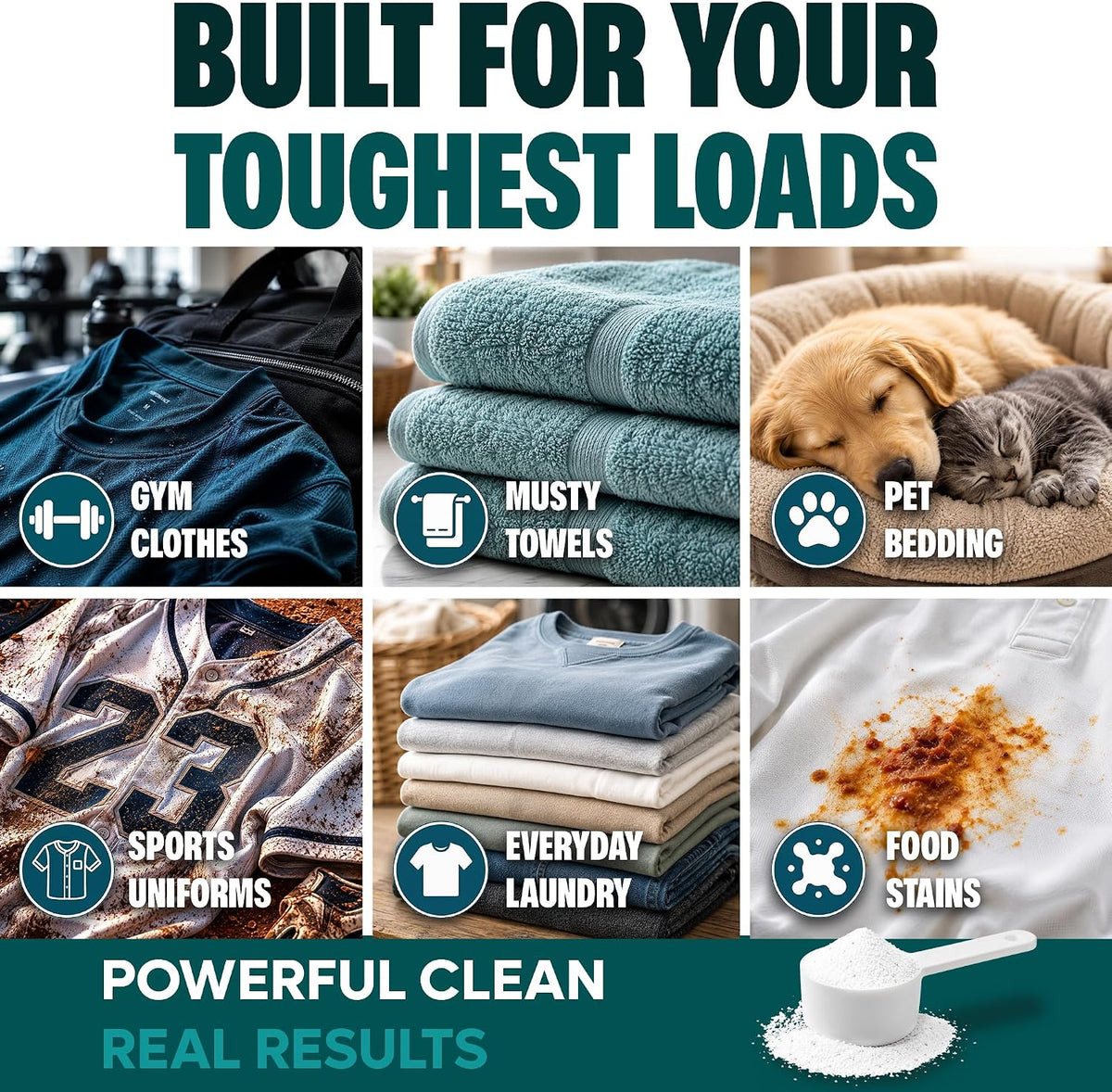 Enzyme Laundry Booster Powder, 2 lb