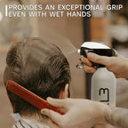 Level 3 Rubberized Fine Mist Spray Bottle for Barbers, Rubber Grip