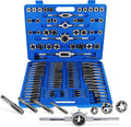 ABN Large Tap and Die Set Standard - 110 Piece Bolt and Pipe SAE Tap Sets for Threading