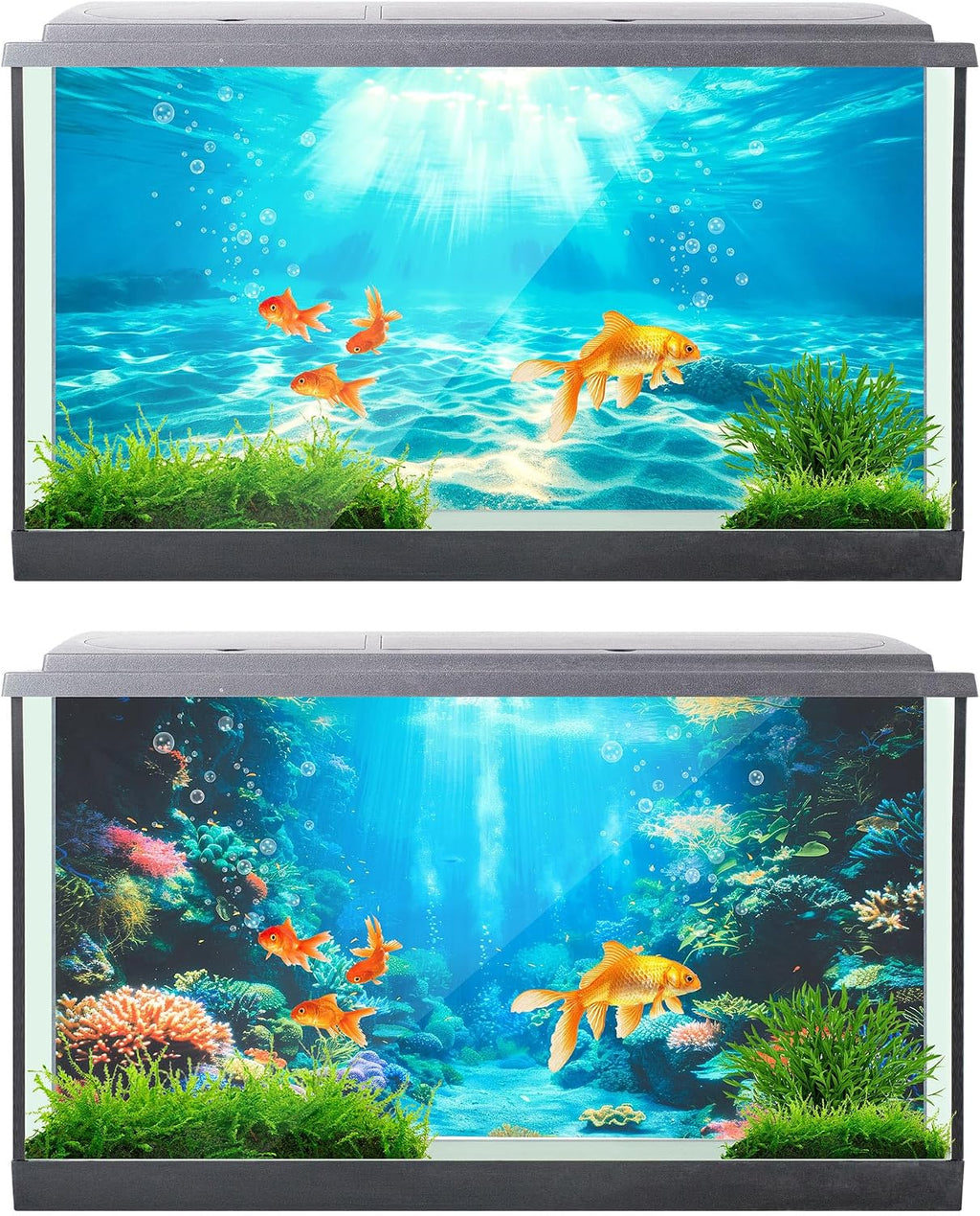 4 Pack Aquarium Background, 30 x 18 Inch