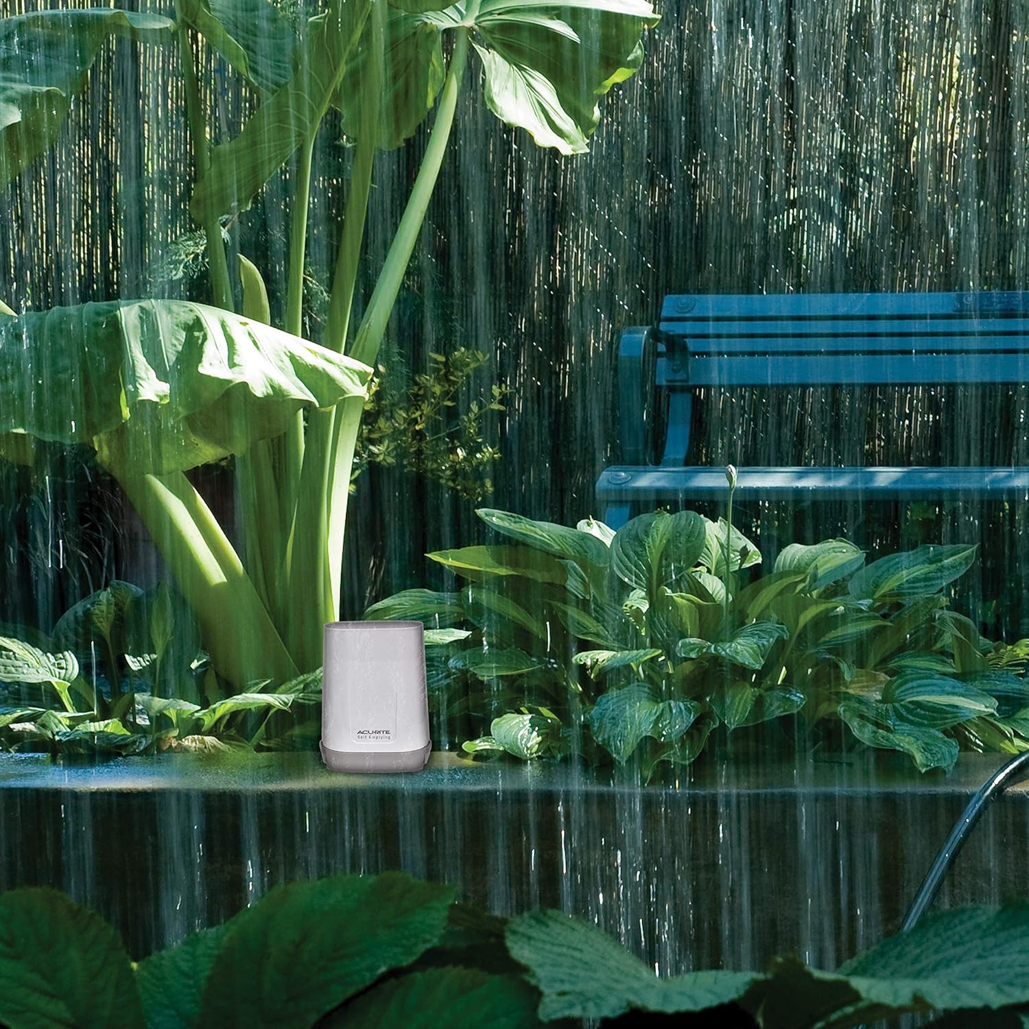 01089M Rain Gauge with Thermometer & Humidity
