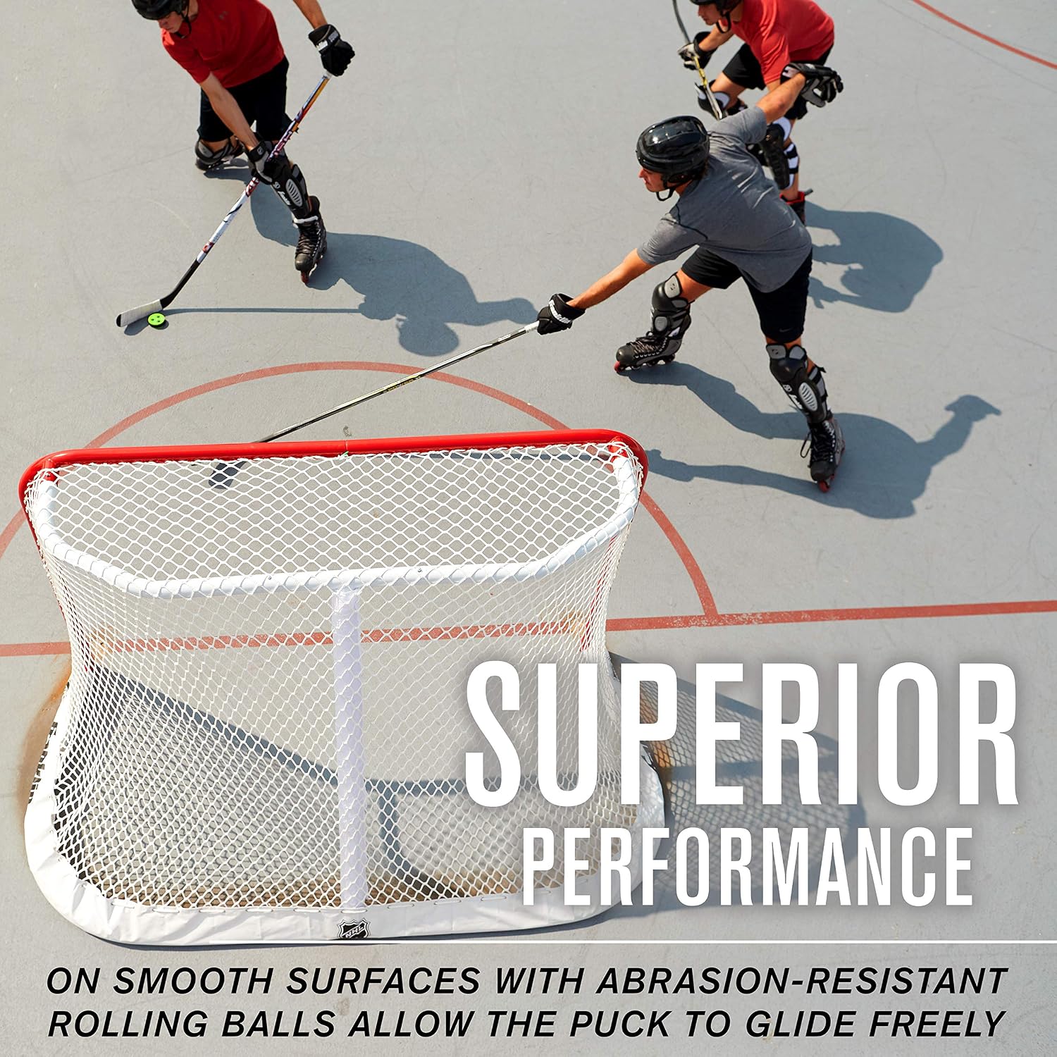 Franklin Sports NHL Street Hockey Puck - X3 Roll-a-Puck Outdoor Roller Hockey Puck - Official Size Street Hockey Puck