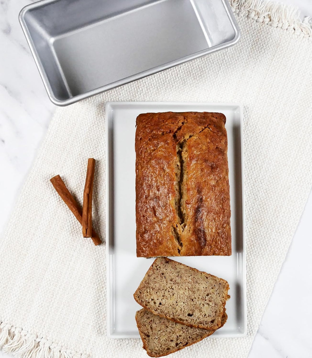 Bare Bakeware Traditional Aluminized Steel Uncoated Small Loaf Pan, Made without nonstick coating, 1 Lb