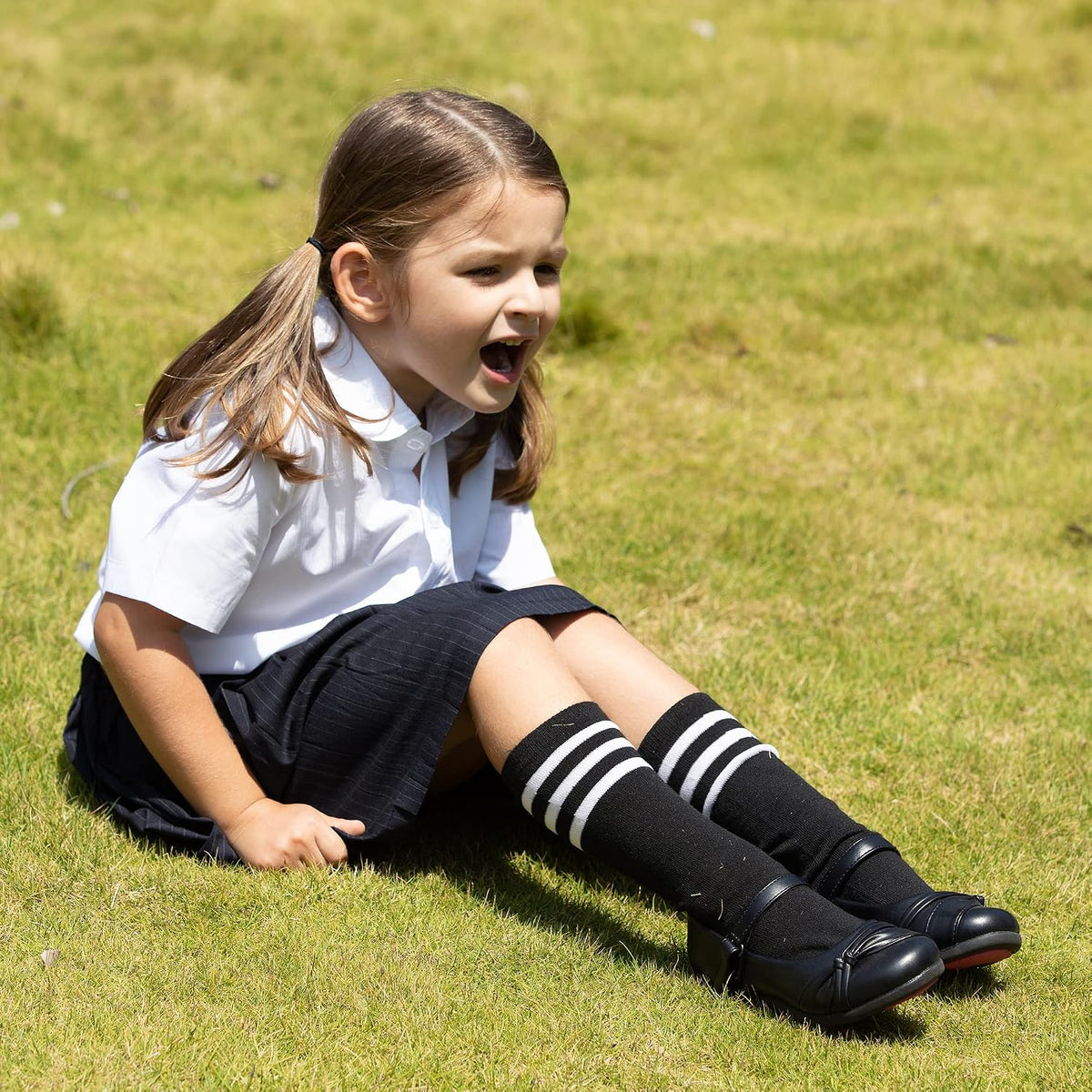Girl's School Uniform Mary Jane Flats Dress Shoes