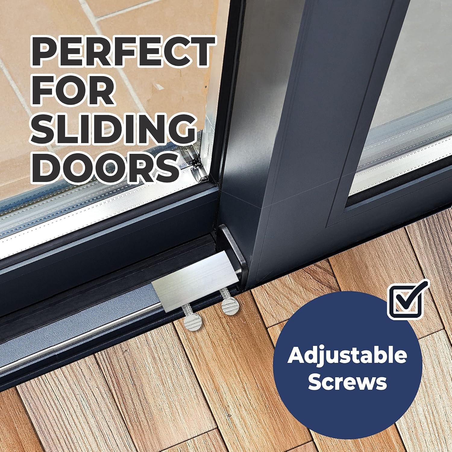 Window Locks, 10 Pack for Vertical and Horizontal Windows, Sliding Window Locks, Adjustable Aluminum Stoppers