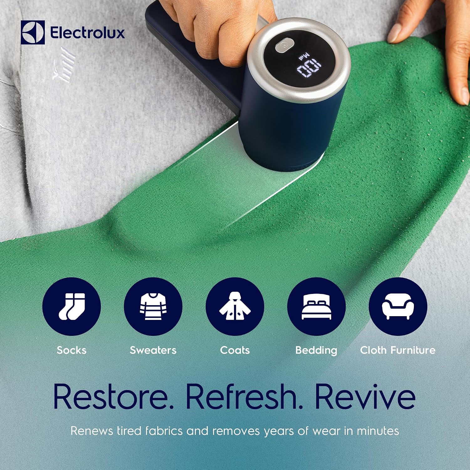 Rechargeable Fabric Shaver | 3-Speed Lint Remover for Clothes & Furniture | Eliminates Fuzz & Pilling | Electric Lint
