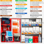 3-Shelf Class B OSHA-Compliant First Aid Kit (with Tourniquet)