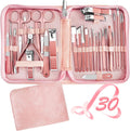 Manicure Set 30 in 1 Nail Clipper set, REDFLOW nail clippers, fingernail & toenail clippers, Manicure Tools, pedicure