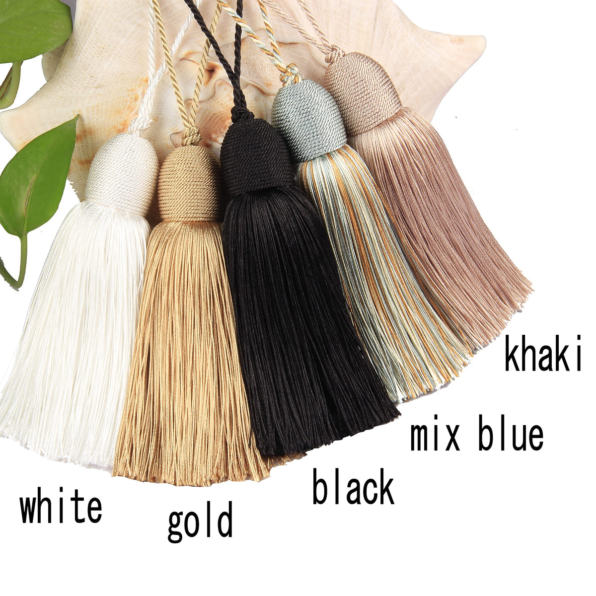 2Pcs Key Tassel with Loop DIY Handmade Craft Accessories