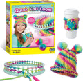 Quick Knit Loom Kit - Knitting Kit for Kids, Make Your Own Pom Pom Hat and Accessories, Knitting Loom Crafts for Kids