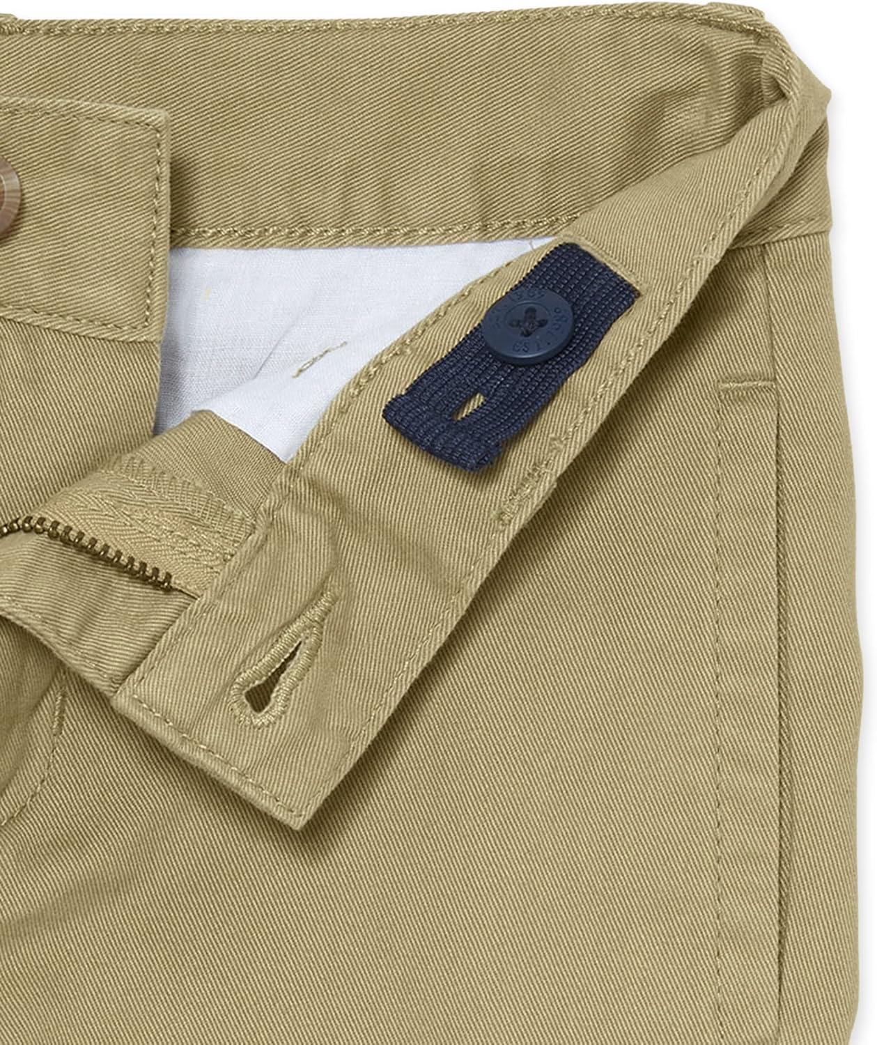 Boys Stretch Chino Pants, Flax Single, 18 US