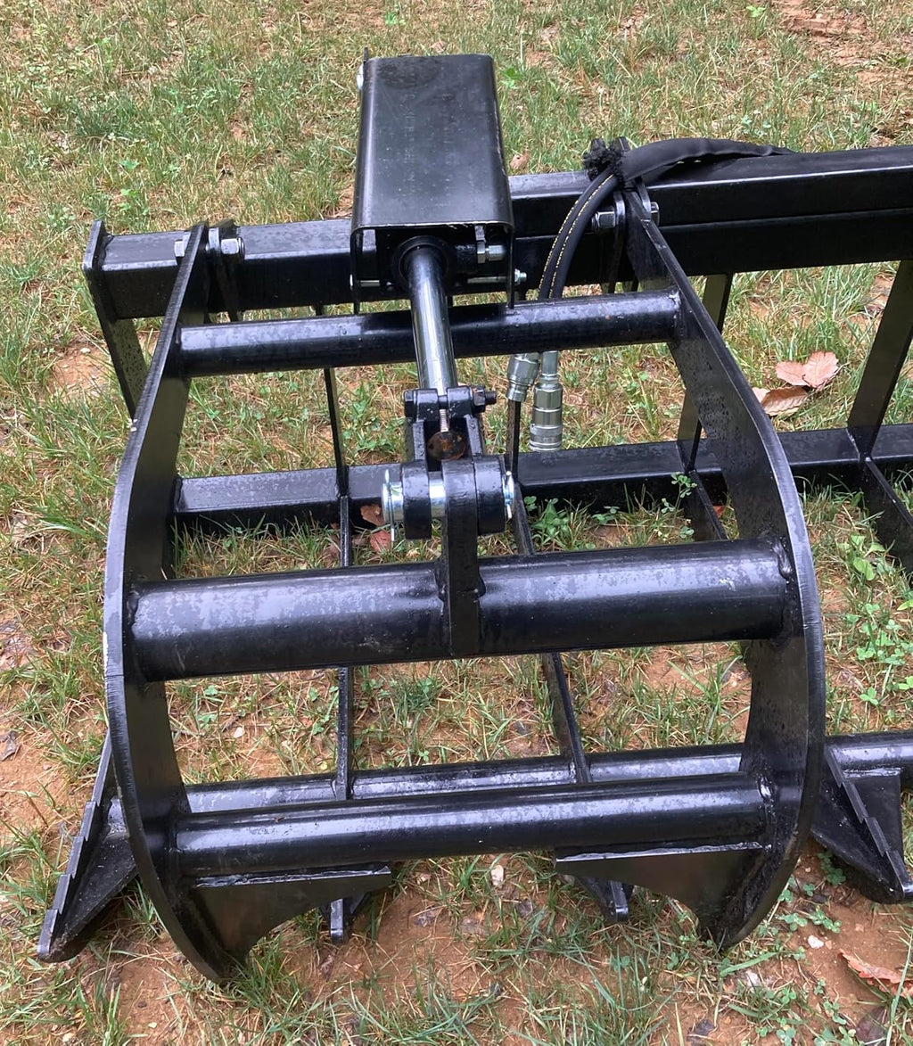 72" Root Grapple for Skid Steer/Tractor-Brush Grapple | Skid Steer Mount Material Handling Attachment