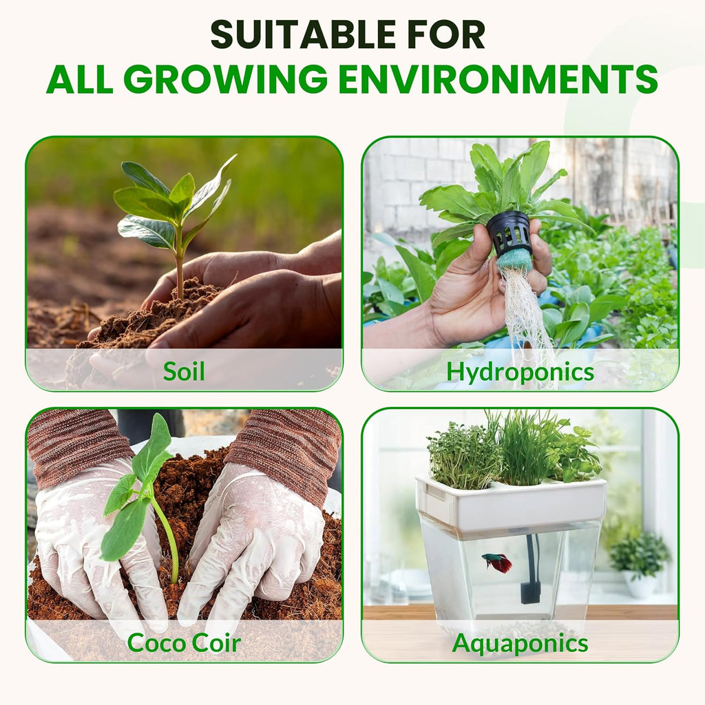 pH Up for Plants | Hydroponics and Soil pH Adjustment | Concentrated Potassium Hydroxide Formula | Raises Nutrient