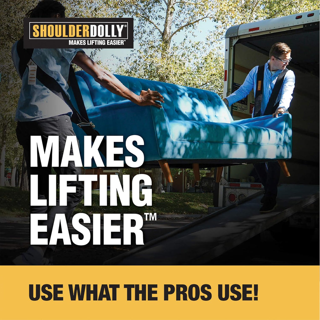 Moving Straps - Lifting Strap for 2 Movers - Move, Lift, Carry, And Secure Furniture, Appliances, Heavy, Bulky