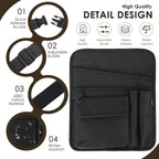 Server Apron, Serving Apron with Pockets for Waitress, Waiter Waist Tool Pouch Bag with 59'' Adjustable Belt