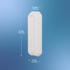 Philips Direct Wire Push Button Doorbell, DIY, Fix Broken Door Chime Button | White, DES4111R/27