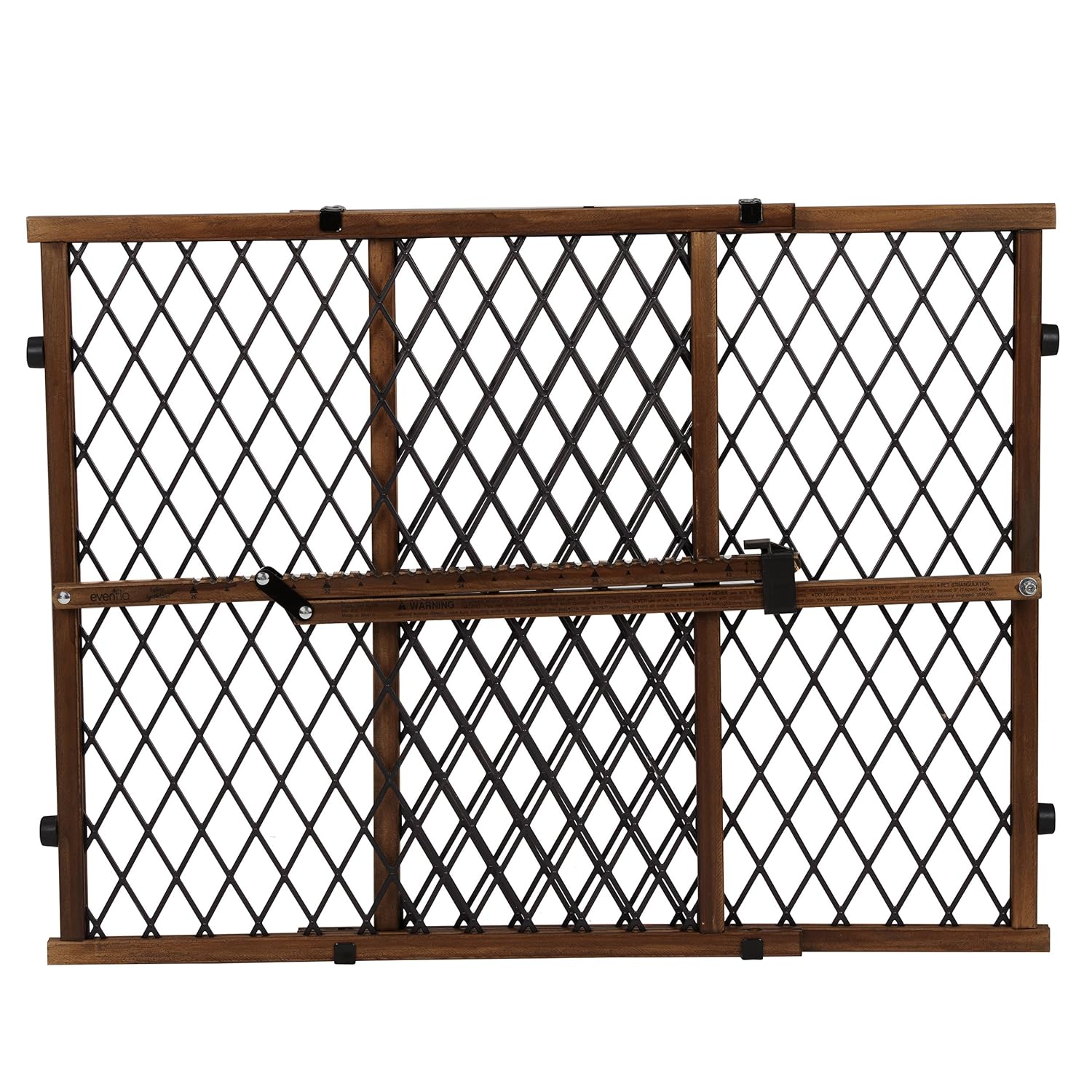 Position & Lock Adjustable Wood Baby Gate (Farmhouse Collection)