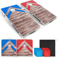 Cornhole Board Set with Score Sheet, 4×2/3×2 FT Regulation Size Corn Hole Games for Adults with Lightweight Aluminum