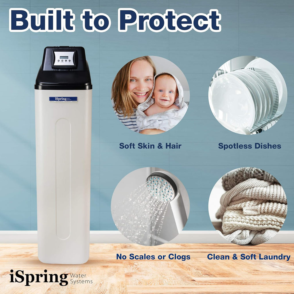 WCS45KG 45,000 Grains Whole House Water Softener, One-Tank Design