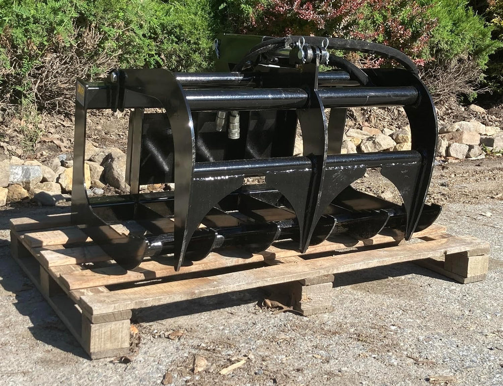 Single Cylinder 40in Root/Brush Grapple for Mini Loaders | Dingo Mount Material Handling Attachment