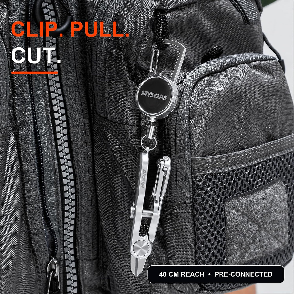 Fly Fishing Net and 3-in-1 Line Cutter Bundle