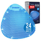 Urinal Screen Deodorizer, 24 Pack Blue Cakes
